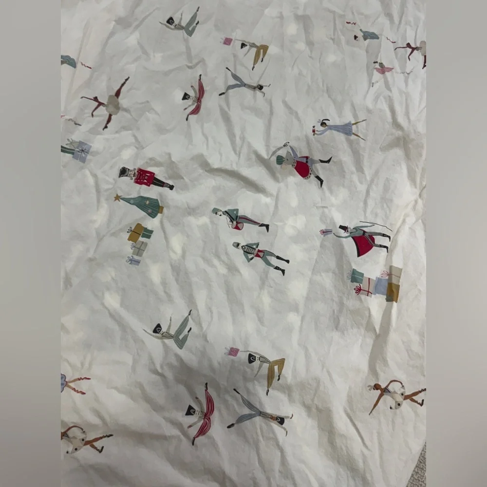 West Elm Nutcracker crib sheet collection baby girl boy Christmas ballet unisex